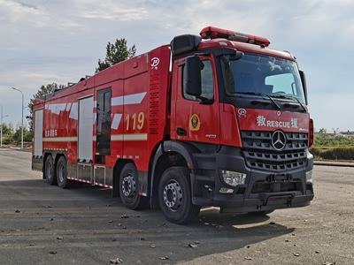 江特牌A類型奔馳泡沫消防車(國六)
